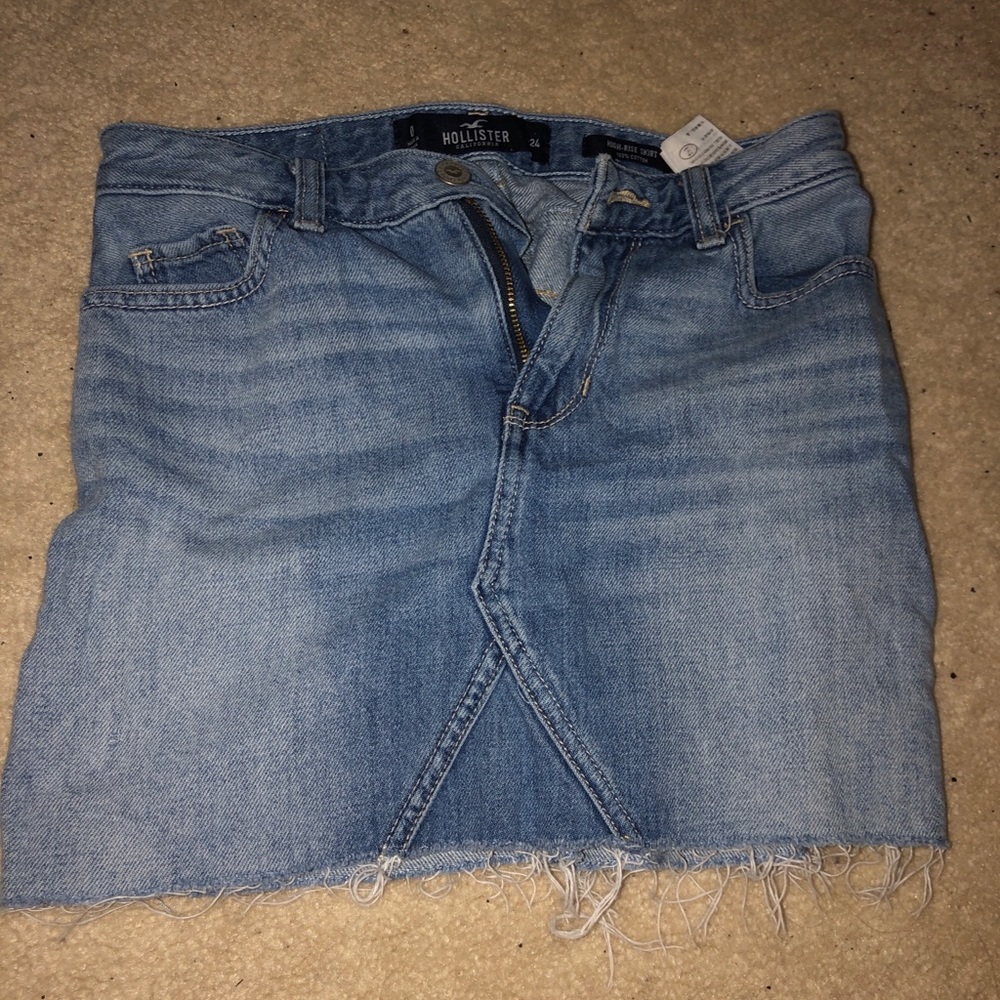 Hollister denim skirt